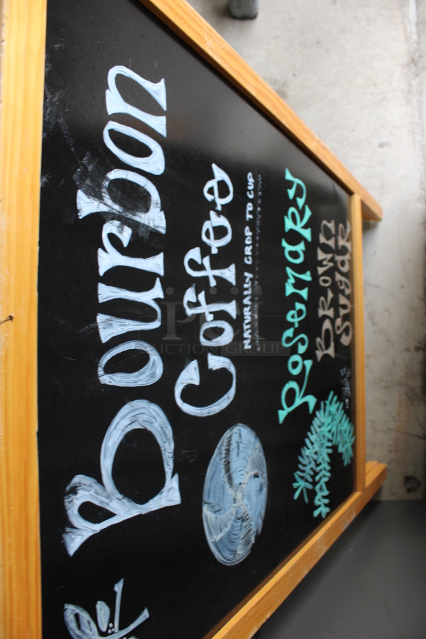 Double Sided A Frame Sidewalk Sign. 25.5x2x42.5 - Image 4 of 4