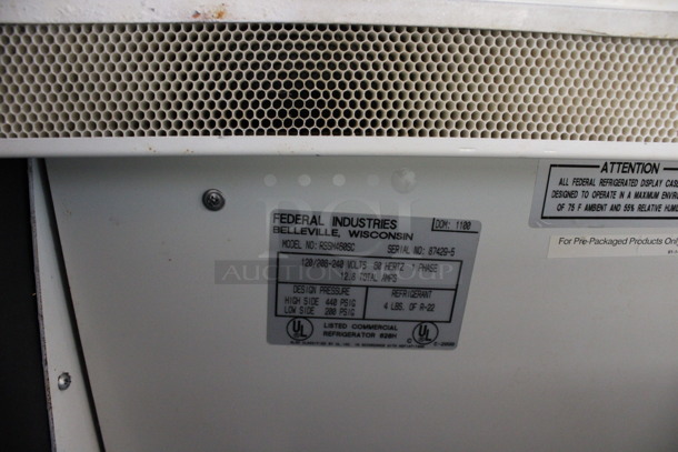 Federal Industries Model RSSM460SC Metal Commercial Open Grab N Go Merchandiser. 120/208-240 Volts, 1 Phase. 47x34.5x64 - Image 2 of 5