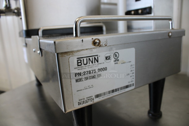 Bunn Model 2SH STAND Stainless Steel Commercial Countertop Satellite Stand w/ 1 Bunn Coffee Satellite. 120 Volts, 1 Phase. 19x18x24 - Image 4 of 4