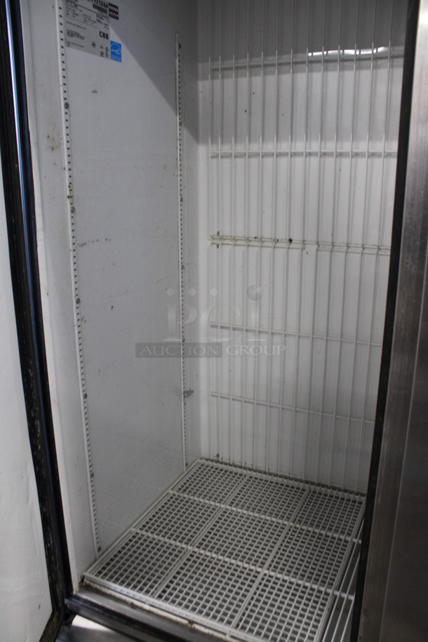 2011 True Model T-49F ENERGY STAR Stainless Steel Commercial 2 Door Reach In Freezer on Commercial Casters. 115 Volts, 1 Phase. 54x30x83. Tested and Working! - Image 4 of 6