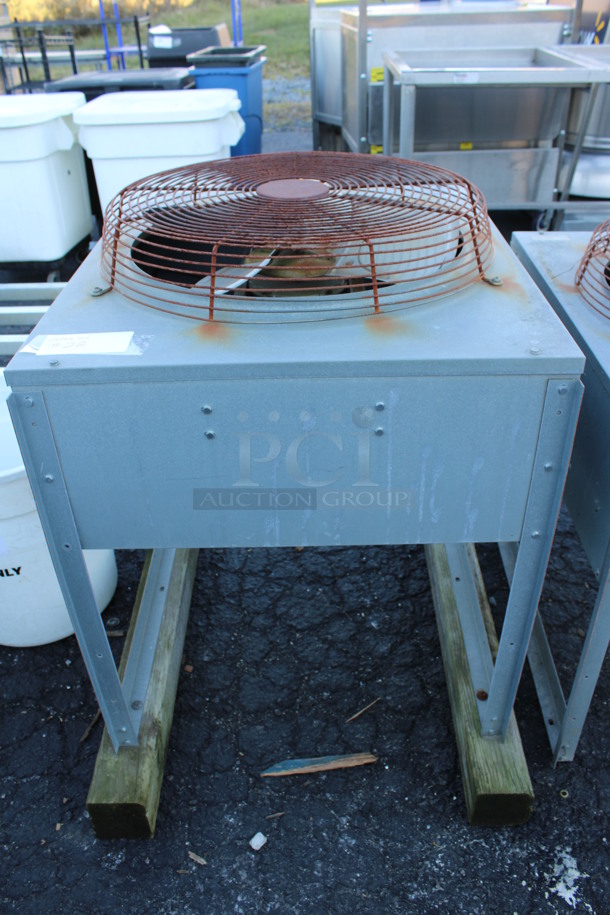 2012 Manitowoc Model SY0894N Stainless Steel Commercial Ice Machine Head w/ Manitowoc Model JC0495 Remote Fan. 208-230 Volts, 1 Phase. 30x25x27 - Image 8 of 12