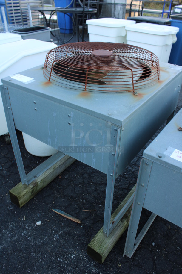 2012 Manitowoc Model SY0894N Stainless Steel Commercial Ice Machine Head w/ Manitowoc Model JC0495 Remote Fan. 208-230 Volts, 1 Phase. 30x25x27 - Image 9 of 12