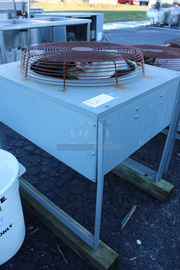 2012 Manitowoc Model SY0894N Stainless Steel Commercial Ice Machine Head w/ Manitowoc Model JC0495 Remote Fan. 208-230 Volts, 1 Phase. 30x25x27 - Image 11 of 12