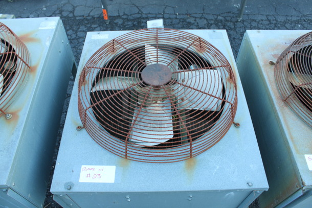 2011 Manitowoc Model IY0694N-261 Stainless Steel Commercial Ice Machine Head w/ Manitowoc Model JC0895 Remote Fan. 208-230 Volts, 1 Phase. 30x25x27 - Image 9 of 11