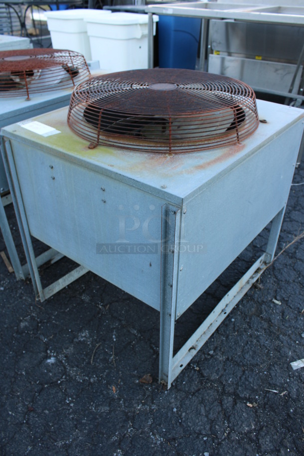 2011 Manitowoc Model IY0694N-261 Stainless Steel Commercial Ice Machine Head w/ Manitowoc Model JC0495 Remote Fan. 208-230 Volts, 1 Phase. 30x25x21.5 - Image 7 of 11