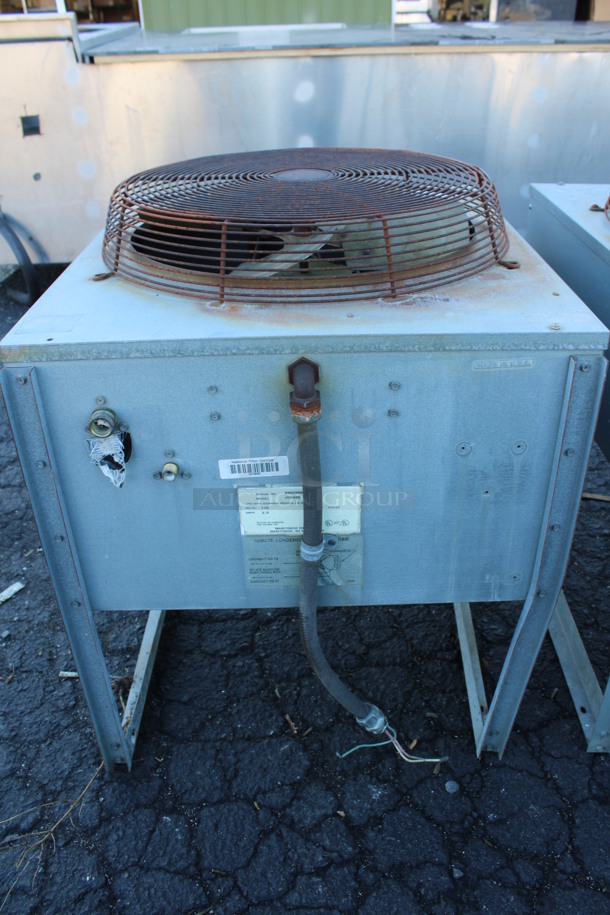 2011 Manitowoc Model IY0694N-261 Stainless Steel Commercial Ice Machine Head w/ Manitowoc Model JC0495 Remote Fan. 208-230 Volts, 1 Phase. 30x25x21.5 - Image 10 of 11