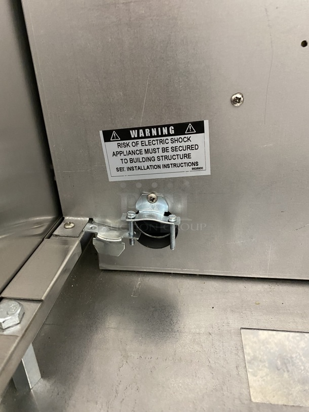 BRAND NEW! 2019 Baker's Pride Model BCO-E1 ENERGY STAR Stainless Steel Commercial Electric Powered Full Size Convection Oven w/ View Through Doors, Metal Oven Racks and Thermostatic Controls on Metal Legs. 240 Volts, 1 Phase. 38x39x55.5 - Image 11 of 12