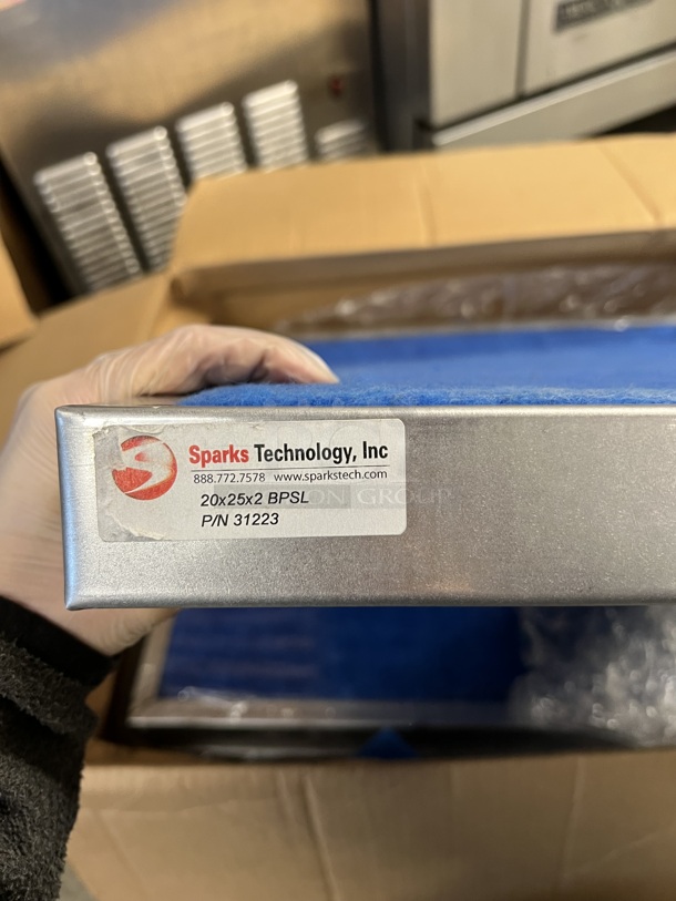 4 BRAND NEW IN BOX! Sparks Technology Metal Air Filters. 20x25x2. 4 Times Your Bid! - Image 3 of 3