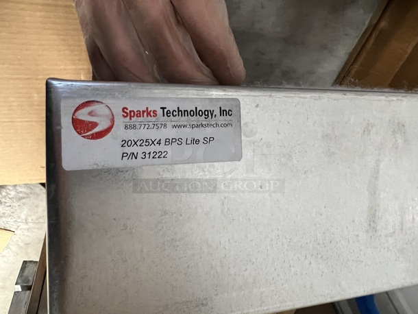 4 BRAND NEW IN BOX! Sparks Technology Metal Air Filters. 20x25x4. 4 Times Your Bid! - Image 2 of 2