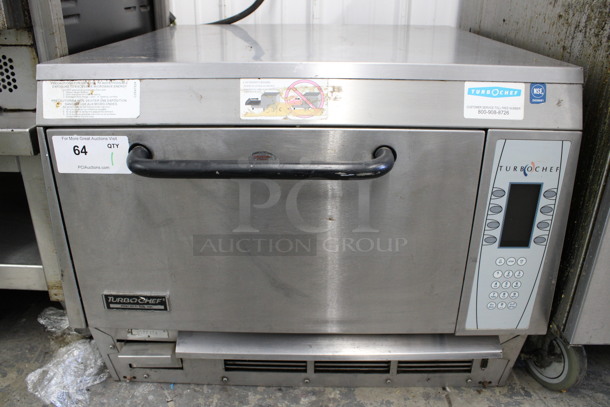 Turbochef Model 3C/3 Stainless Steel Commercial Countertop Electric Powered Rapid Cook Oven. 208 Volts, 1 Phase. 27x29x22