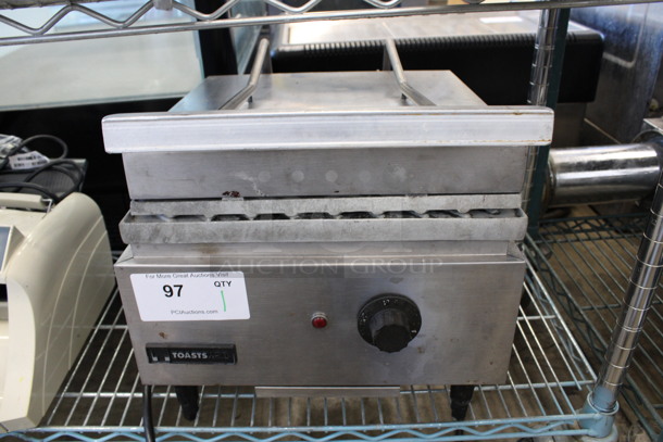 Toastswell Stainless Steel Commercial Countertop Panini Press. 14x18x14. Tested and Working!