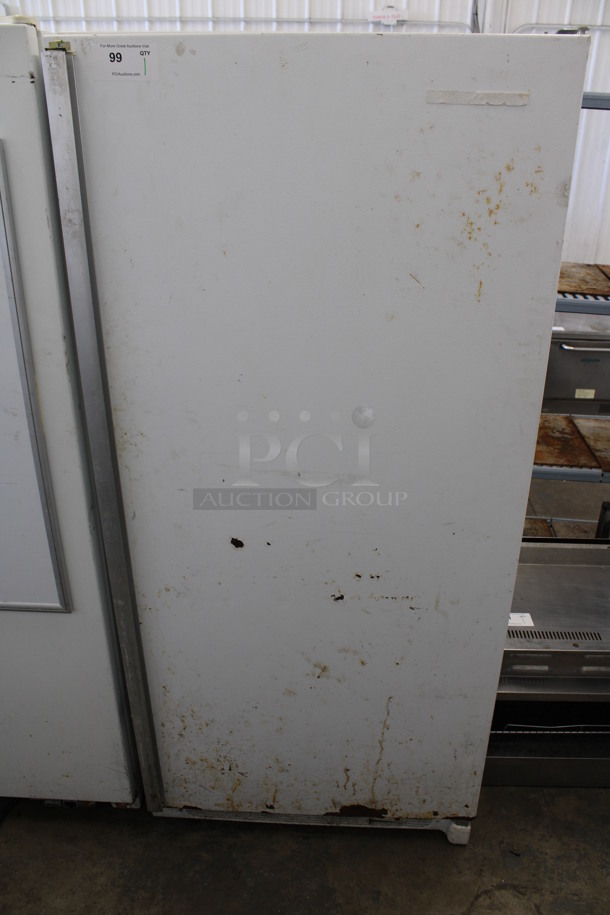 Frigidaire Model UL2500CA0 Single Door Reach In Freezer. 115 Volts, 1 Phase. 32x29x70. Tested and Working!