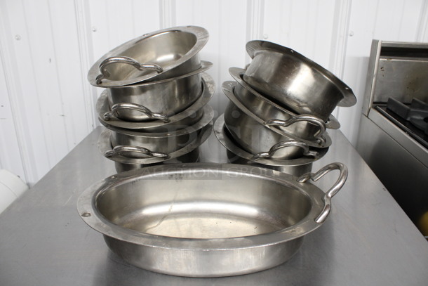 10 Metal Oval Pans. 14x9x4. 10 Times Your Bid! - Image 1 of 6