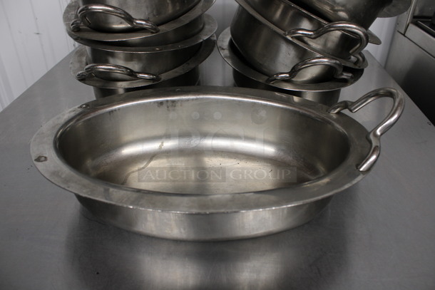 10 Metal Oval Pans. 14x9x4. 10 Times Your Bid! - Image 2 of 6