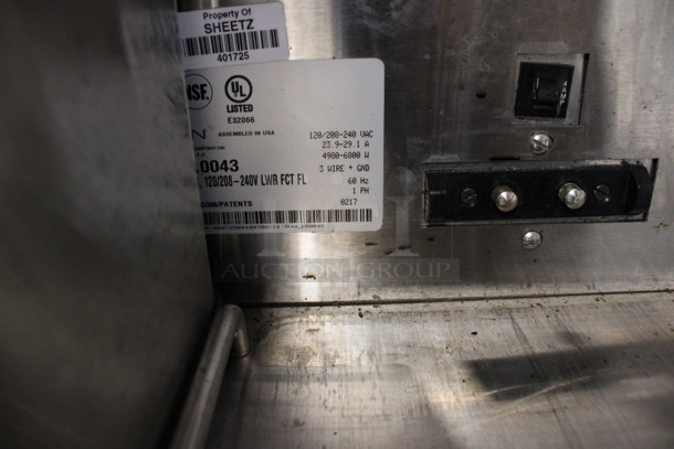 2017 Bunn Model DUAL SH DBC Stainless Steel Commercial Countertop Dual Coffee Machine w/ Hot Water Dispenser, 2 Stainless Steel Brew Baskets and 2 Bunn Model SH SERVER Satellite Servers. 120/208-240 Volts, 1 Phase. 18x24x36. Tested and Working! - Image 4 of 6