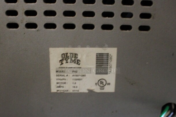 2015 Olde Tyme Model PN2 Stainless Steel Commercial Countertop Single Hopper Peanut Butter Mill Nut Grinder. 115 Volts, 1 Phase. 11x21x21. Tested and Working! - Image 6 of 6