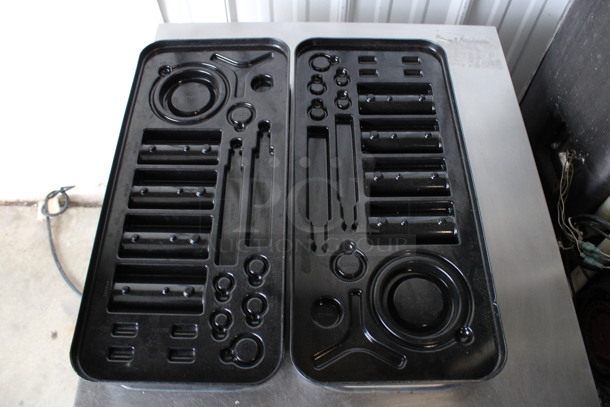 2013 Stoelting Model SF121-38I2 Stainless Steel Commercial Countertop Air Cooled 2 Flavor Soft Serve Ice Cream Machine w/ Milkshake Mixer. 208-240 Volts, 1 Phase. 22x32x36 - Image 5 of 7