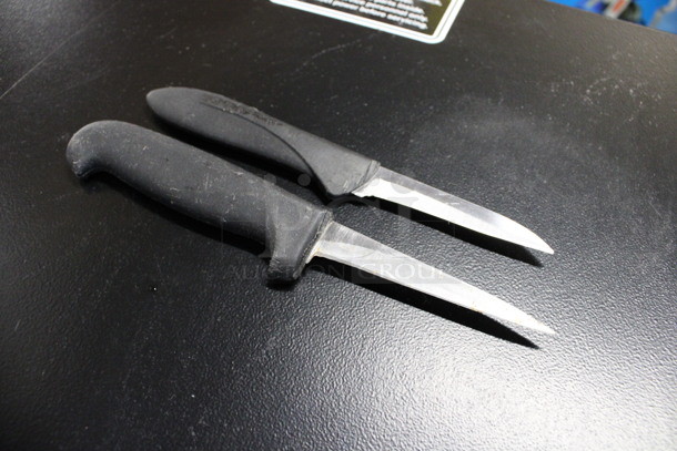 2 Sharpened Stainless Steel Paring Knives. 7". 2 Times Your Bid! - Image 3 of 3