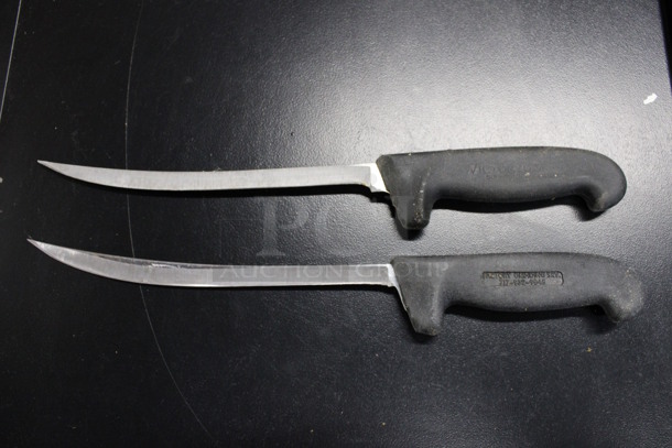 2 Sharpened Stainless Steel Boning Knives. Includes 15". 2 Times Your Bid! - Image 1 of 3