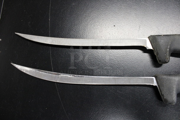 2 Sharpened Stainless Steel Boning Knives. Includes 15". 2 Times Your Bid! - Image 2 of 3