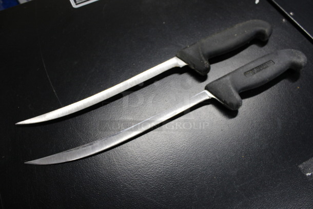 2 Sharpened Stainless Steel Boning Knives. Includes 15". 2 Times Your Bid! - Image 3 of 3