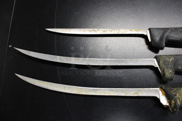 3 Sharpened Stainless Steel Boning Knives. Includes 16". 3 Times Your Bid! - Image 2 of 3
