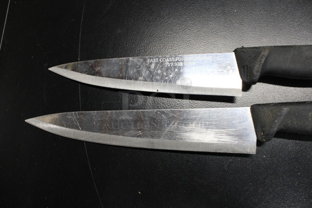 2 Sharpened Stainless Steel Chef Knives. Includes 13". 2 Times Your Bid! - Image 2 of 3
