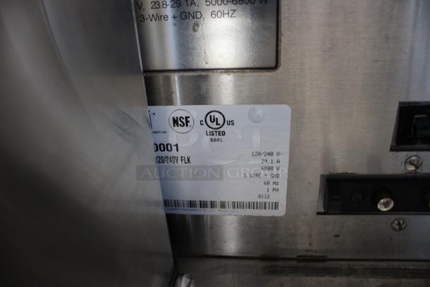 2012 Bunn Model DUAL SH DBC Stainless Steel Commercial Countertop Dual Coffee Machine w/ 2 Stainless Steel Brew Baskets and 2 Bunn Model SH SERVER Satellite Servers. 120/208-240 Volts, 1 Phase. 18x24x36. Tested and Working! - Image 5 of 6