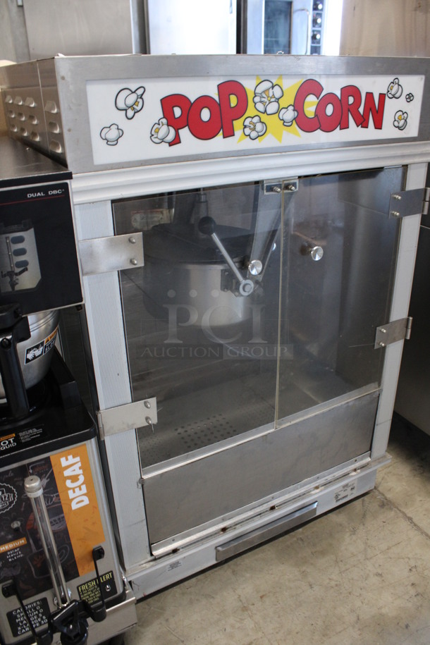 Gold Medal Model 2001ST Metal Commercial Countertop Popcorn Machine Merchandiser. 120 Volts, 1 Phase. 27x20x41 - Image 3 of 5