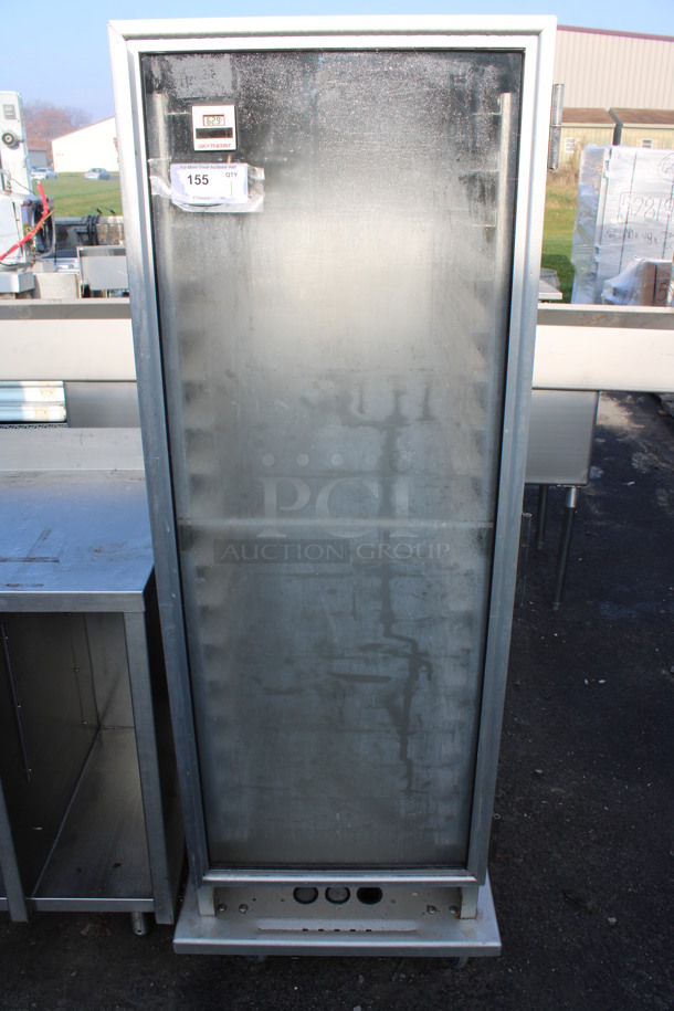 Metal Commercial Enclosed Pan Transport Rack on Commercial Casters. 25.5x31.5x69 - Image 1 of 5