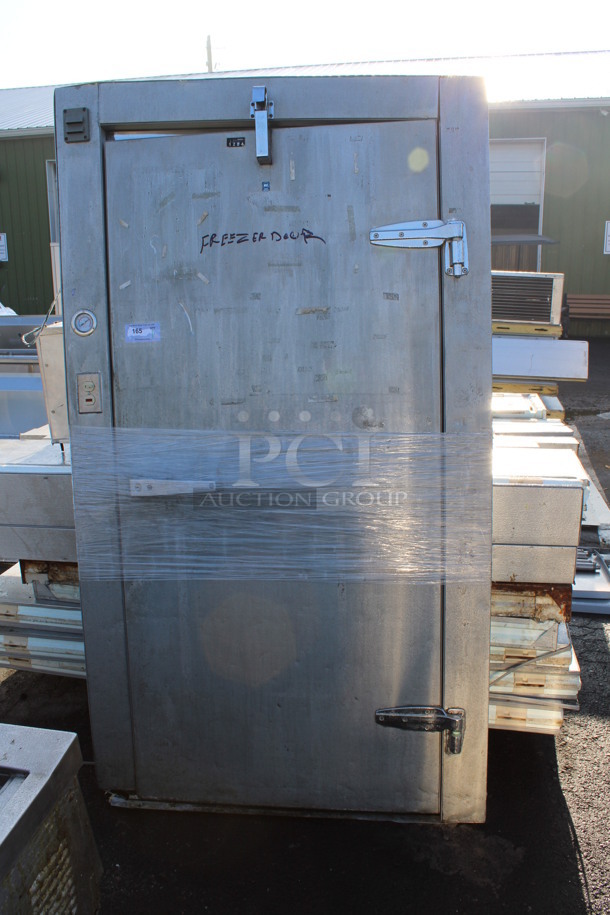 6'x6'x7' Walk In Freezer Box w/ Floor, Cancoil Model ALP06301CER Condenser and Compressor. Picture of the Unit Before Removal Is Included In the Listing. 115 Volts, 1 Phase. 6'x6'x7' - Image 12 of 12