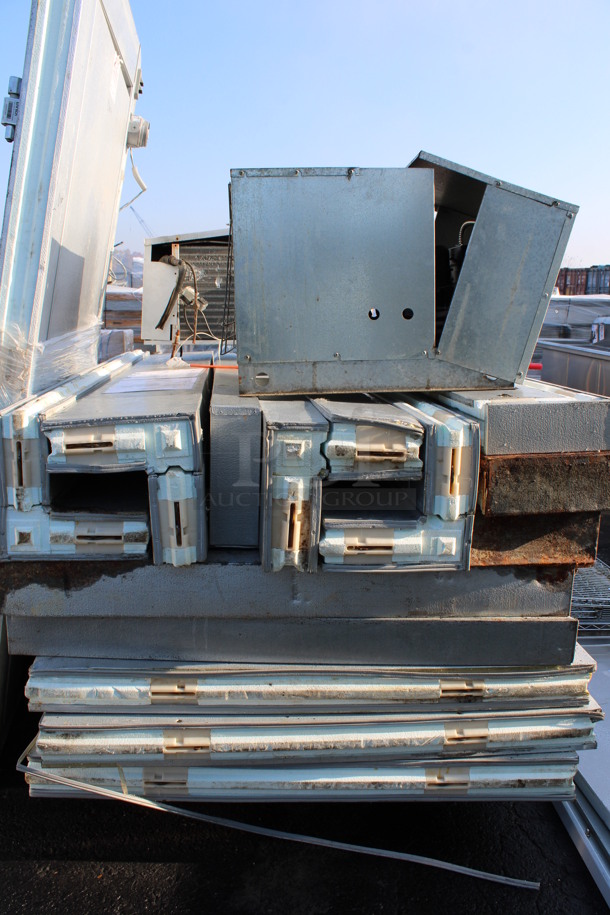 6'x6'x7' Walk In Freezer Box w/ Floor, Cancoil Model ALP06301CER Condenser and Compressor. Picture of the Unit Before Removal Is Included In the Listing. 115 Volts, 1 Phase. 6'x6'x7' - Image 3 of 12