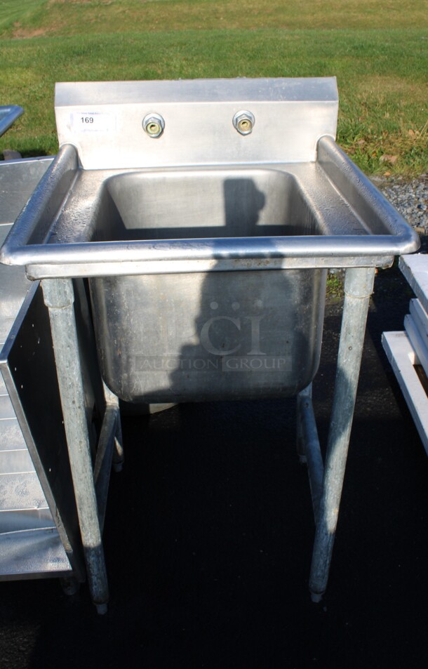 Stainless Steel Commercial Single Bay Sink. 25x26x42 - Image 2 of 6