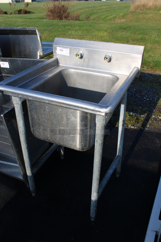 Stainless Steel Commercial Single Bay Sink. 25x26x42 - Image 3 of 6