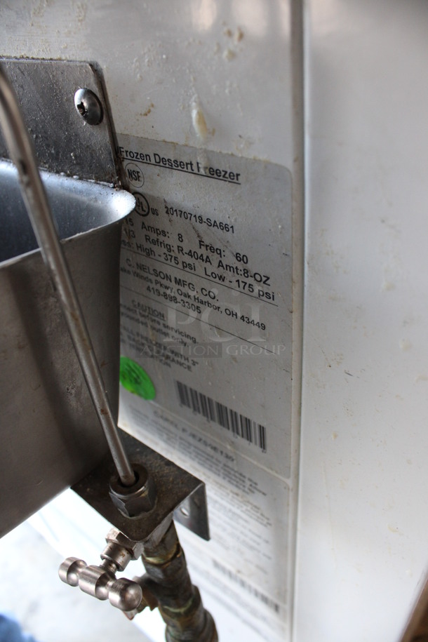 Nelson Stainless Steel Commercial Ice Cream Dipping Cabinet Merchandiser w/ Dipwell on Commercial Casters. 115 Volts, 1 Phase. 37x34x55. Tested and Working! - Image 5 of 5