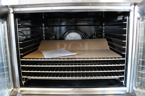 2 BRAND NEW! 2019 Blodgett Model Zephaire-200-G Stainless Steel Commercial Natural Gas Powered Full Size Bakery Depth Convection Ovens w/ View Through Doors, Metal Oven Racks and Thermostatic Controls. 30,000 BTU. 39x37x71. 2 Times Your Bid! - Image 7 of 12