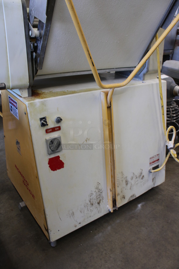 Rondo Seewer Model SSO 68 C Stainless Steel Commercial Floor Style Reversible Dough Sheeter w/ Cutting Station. 220 Volts, 3 Phase. Folded: 76x48x91. Open: 123x48x48 - Image 6 of 12