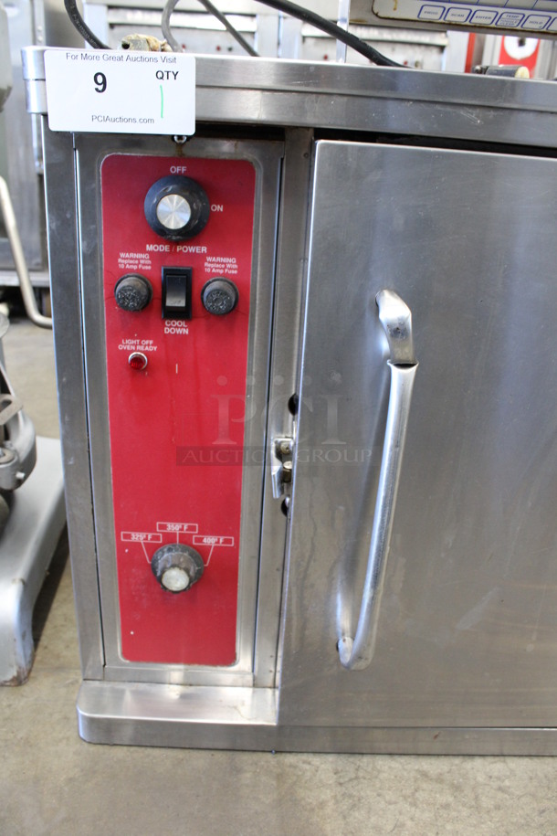 Blodgett Stainless Steel Commercial Electric Powered Half Size Convection Oven w/ Solid Door, Metal Oven Racks and Fastimer Timer. 208-230 Volts. 30.5x25.5x32 - Image 3 of 8