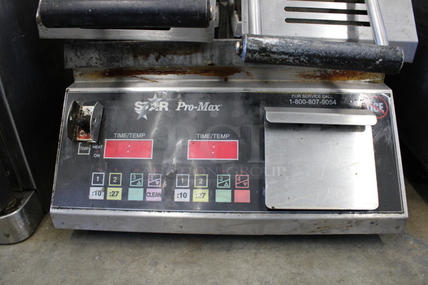 Star Pro-Max Stainless Steel Commercial Countertop Double Panini Press. 208 Volts, 1 Phase. 18x25x15 - Image 2 of 6