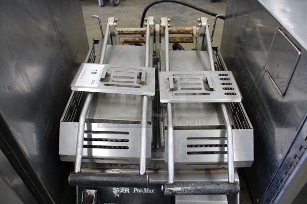 Star Pro-Max Stainless Steel Commercial Countertop Double Panini Press. 208 Volts, 1 Phase. 18x25x15 - Image 3 of 6