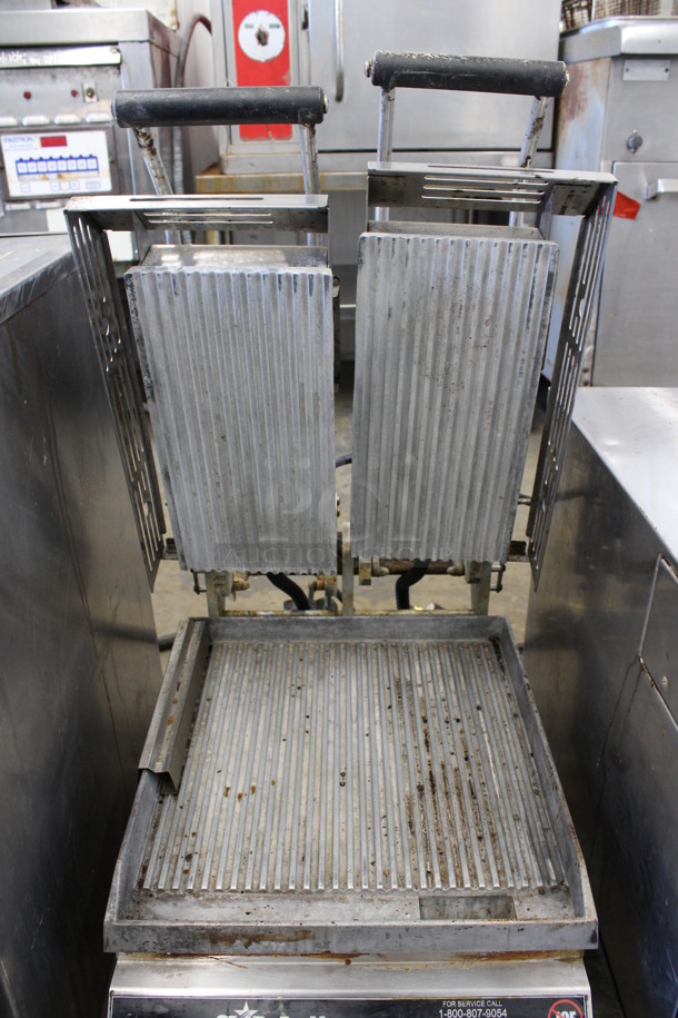 Star Pro-Max Stainless Steel Commercial Countertop Double Panini Press. 208 Volts, 1 Phase. 18x25x15 - Image 5 of 6