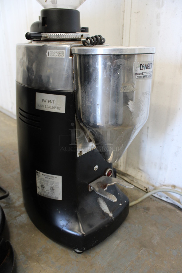 Mazzer Luigi Model Kony Electronic Metal Commercial Countertop Espresso Bean Grinder. 120 Volts, 1 Phase. 9x12x26. Tested and Working! - Image 3 of 6