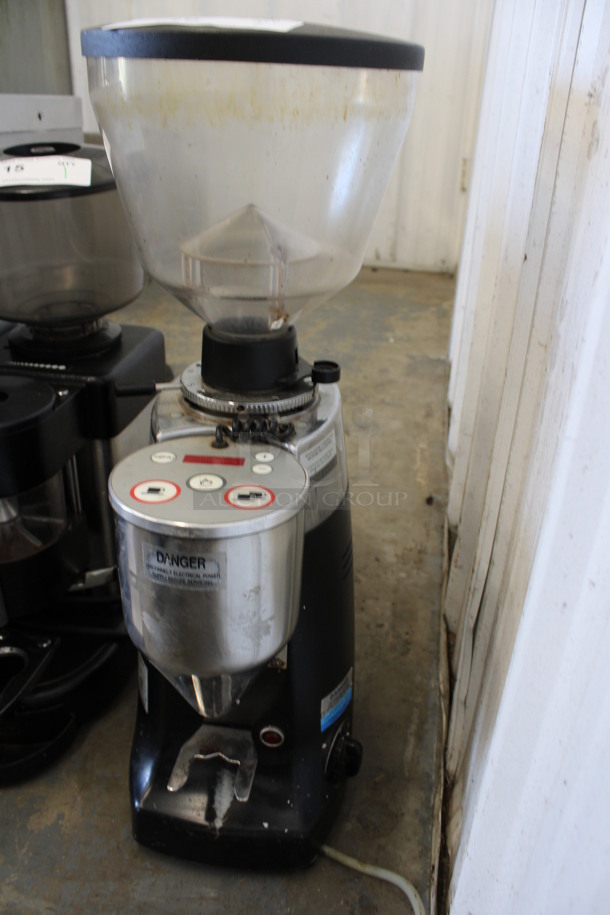 Mazzer Luigi Model Kony Electronic Metal Commercial Countertop Espresso Bean Grinder. 120 Volts, 1 Phase. 9x12x26. Tested and Working! - Image 5 of 6