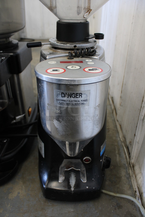 Mazzer Luigi Model Kony Electronic Metal Commercial Countertop Espresso Bean Grinder. 120 Volts, 1 Phase. 9x12x26. Tested and Working! - Image 6 of 6