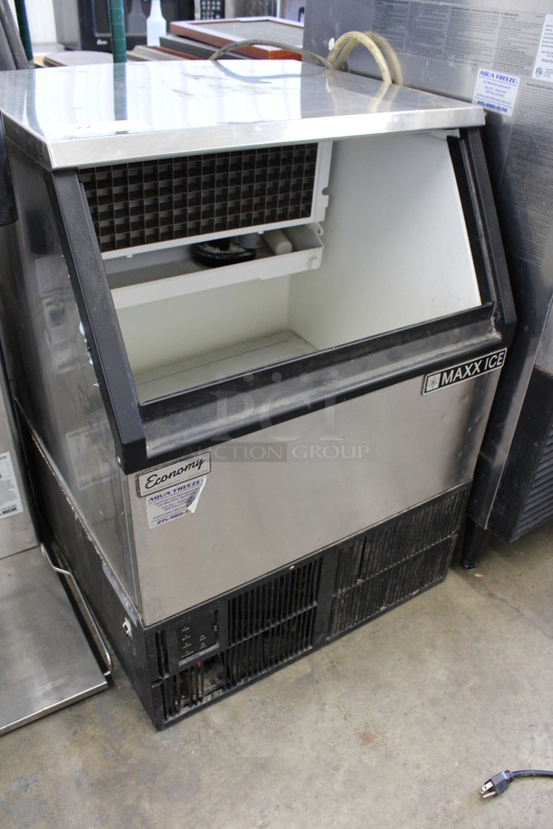 Maxx Ice Model MIM250 Stainless Steel Commercial Self Contained Ice Machine. Missing Door. 115 Volts, 1 Phase. 24x24x33 - Image 3 of 6