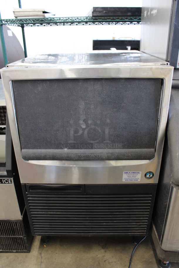 Hoshizaki Model KM-151BAH Stainless Steel Commercial Self Contained Ice Machine. 115 Volts, 1 Phase. 24x28x39.5