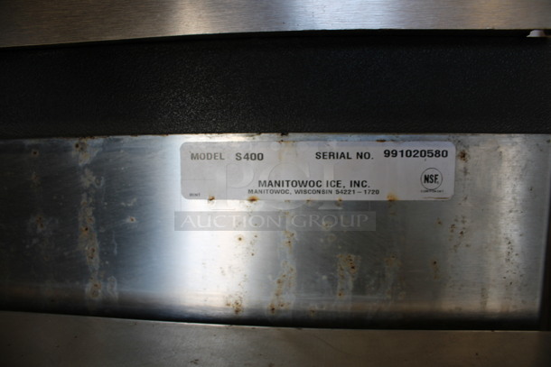Ice O Matic Model ICE0250HA5 Stainless Steel Commercial Air Cooled Ice Machine Head on Manitowoc Model S400 Stainless Steel Ice Bin. 115 Volts, 1 Phase. 30.5x34x58 - Image 6 of 6