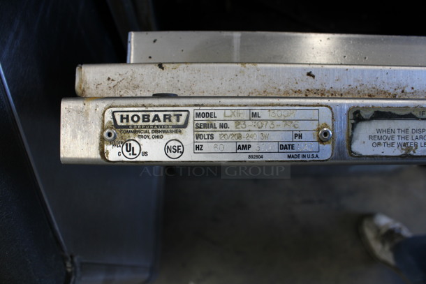 Hobart Model LXIH Stainless Steel Commercial Undercounter Dishwasher. 120/208-240 Volts, 1 Phase. 24x26x33.5 - Image 4 of 6