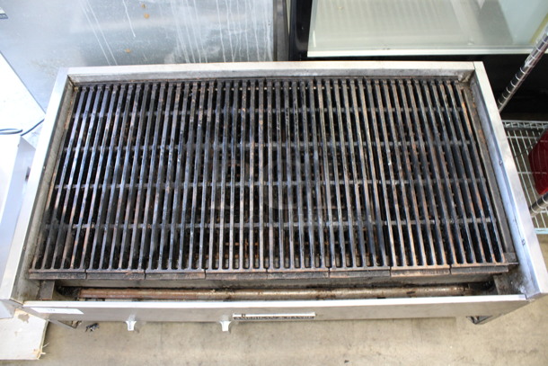 American Range Stainless Steel Commercial Countertop Natural Gas Powered Charbroiler Grill. 44x24x18 - Image 2 of 6