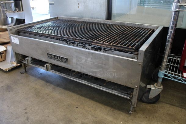 American Range Stainless Steel Commercial Countertop Natural Gas Powered Charbroiler Grill. 44x24x18 - Image 4 of 6